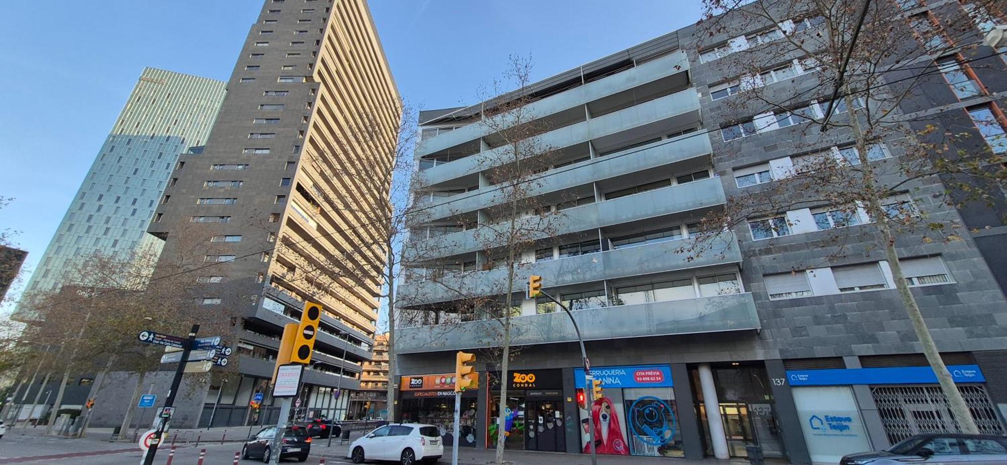 Apartamento En Avenida Diagonal - Torre Glorias - Angeles Terraza Barcelona Exterior foto